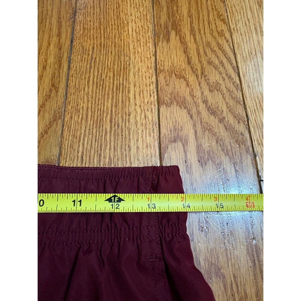 Athletic Works Womens Burgundy Running Shorts lined Mesh Panels Size M medium - Picture 8 of 8